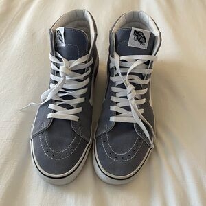 High-Top Blue Granite Sneakers